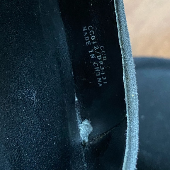 Charles David black suede pointy pumps heels shoes - Picture 9 of 10